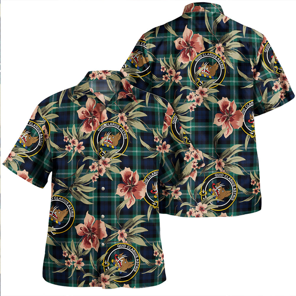 Scottish Tartan Baillie of Polkemmet Modern Clan Hawaiian Shirt Tropical Old Style