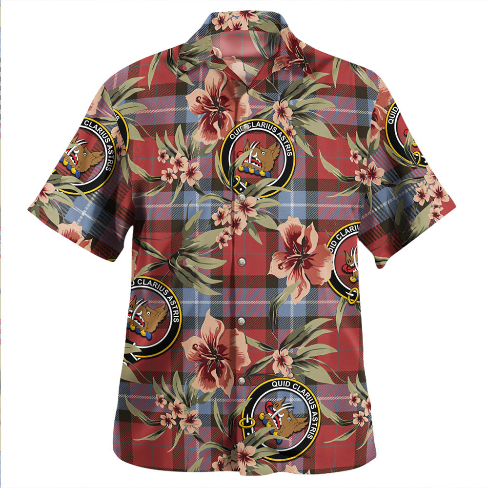 Scottish Tartan Baillie of Polkemmet Red Clan Hawaiian Shirt Tropical Old Style
