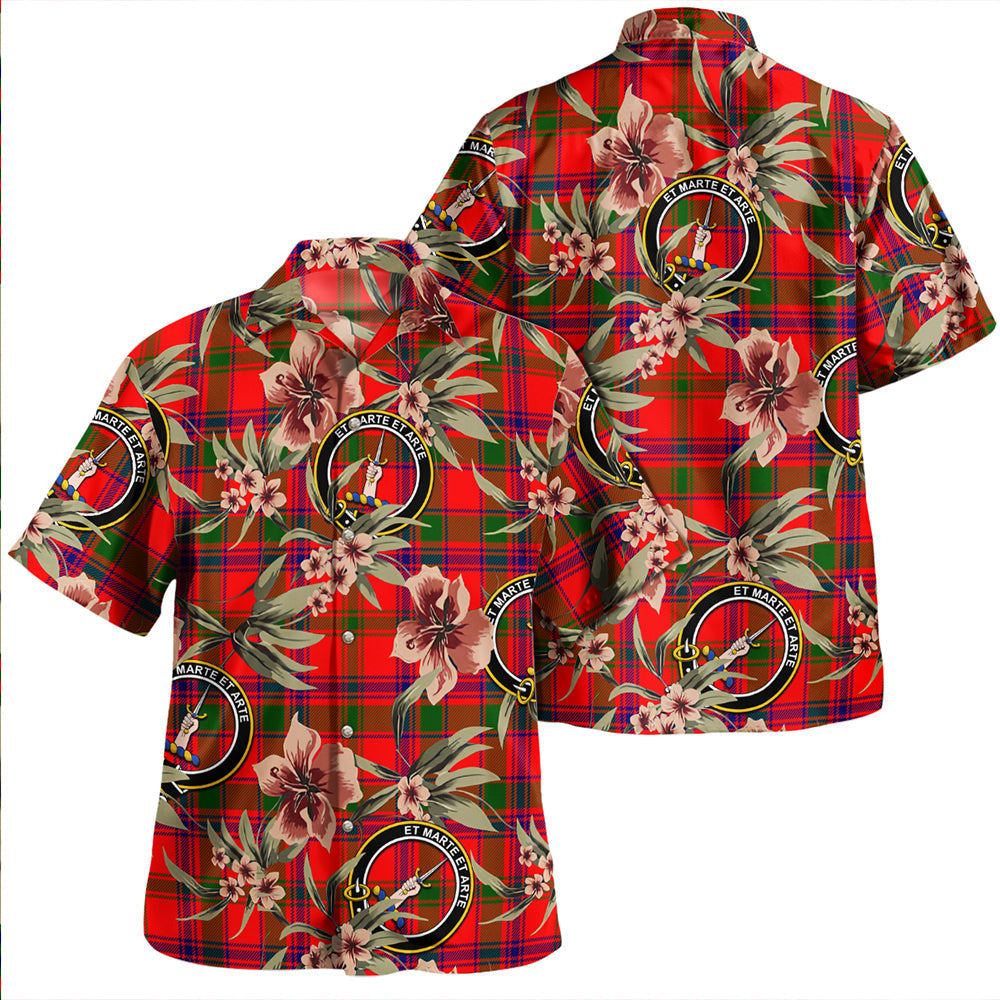 Scottish Tartan Bain Clan Hawaiian Shirt Tropical Old Style
