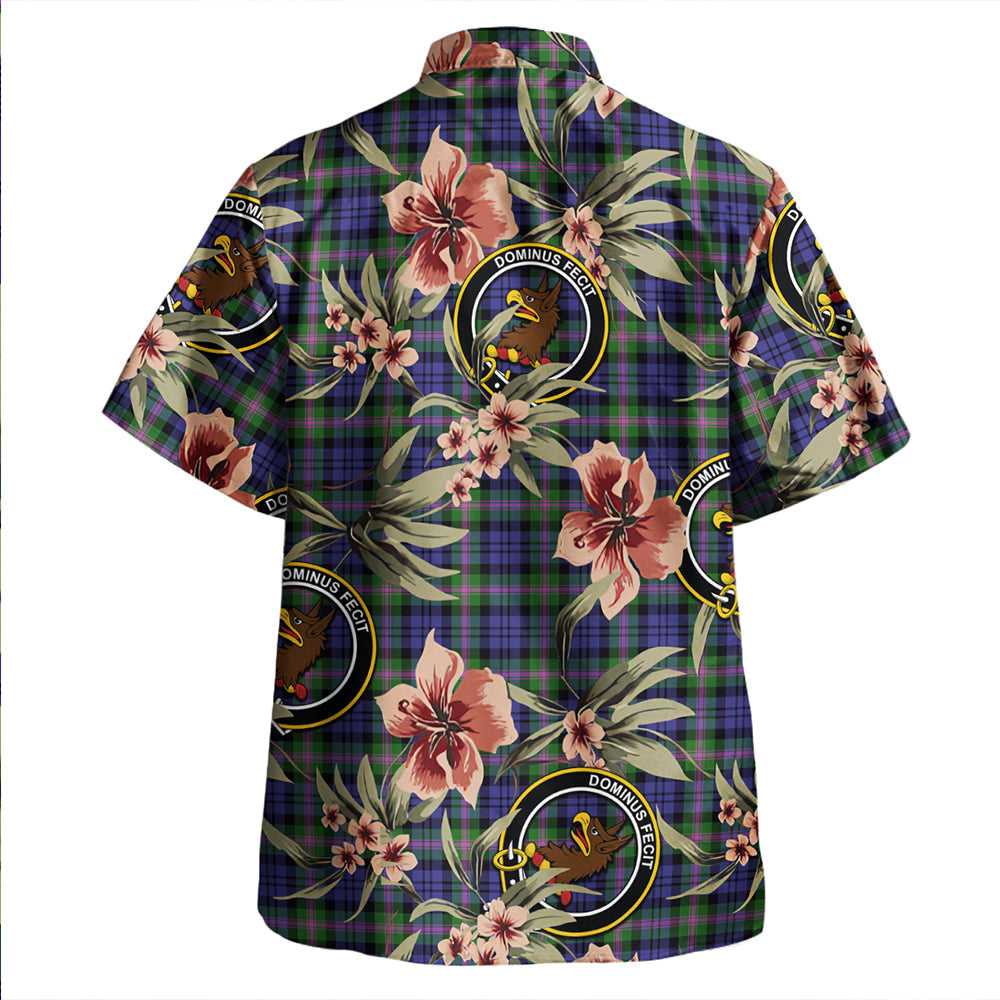 Scottish Tartan Baird Modern Clan Hawaiian Shirt Tropical Old Style