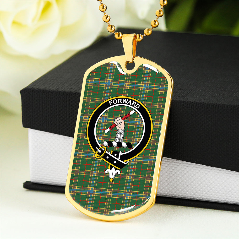 Balfour Hunting Ancient Clan Badge Classic Tartan Dog Tag Necklace