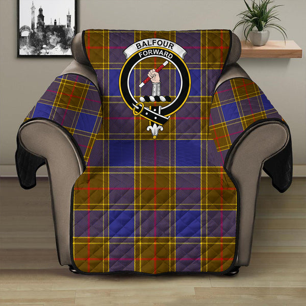 Balfour Modern Tartan Classic Crest Sofa Protector
