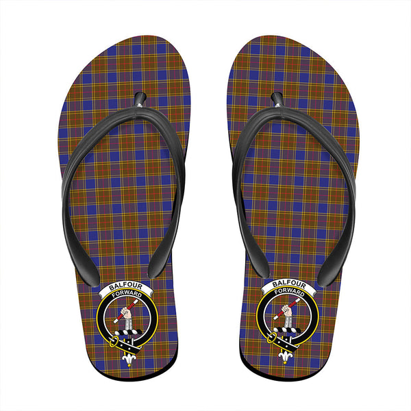 Balfour Modern Tartan Crest Flip Flop