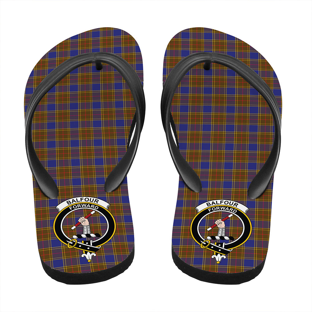 Balfour Modern Tartan Crest Flip Flop