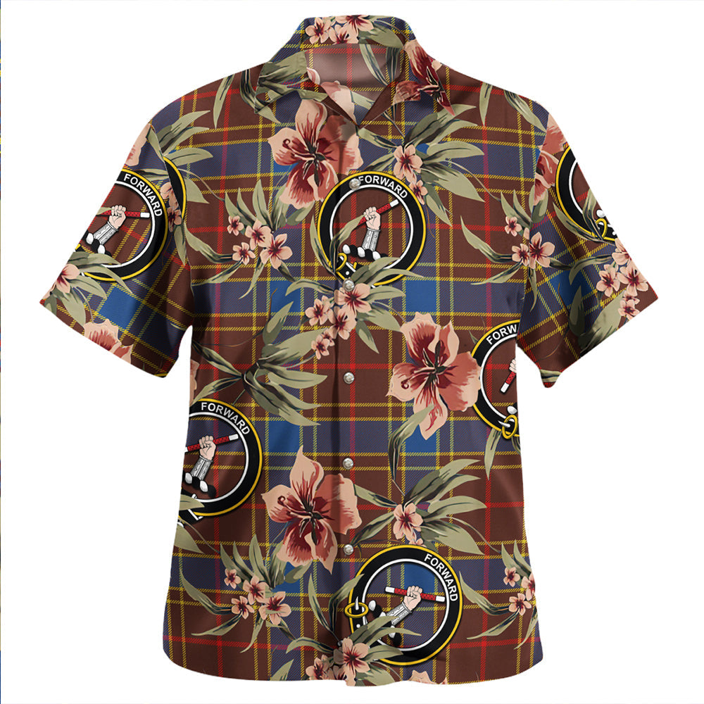 Scottish Tartan Balfour Modern Clan Hawaiian Shirt Tropical Old Style