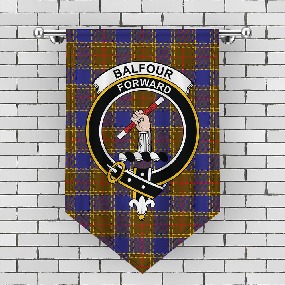 Balfour Modern Tartan Classic Crest Gonfalon