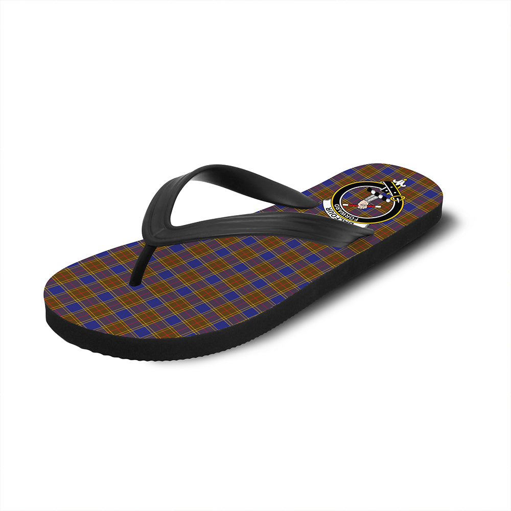 Balfour Modern Tartan Crest Flip Flop