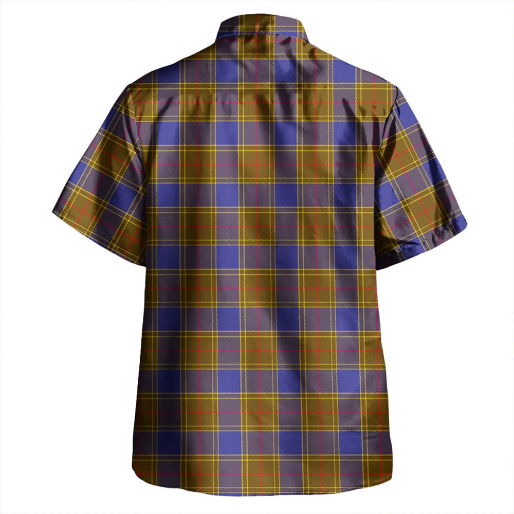 Scottish Tartan Balfour Modern Clan Hawaiian Shirt Crest Style