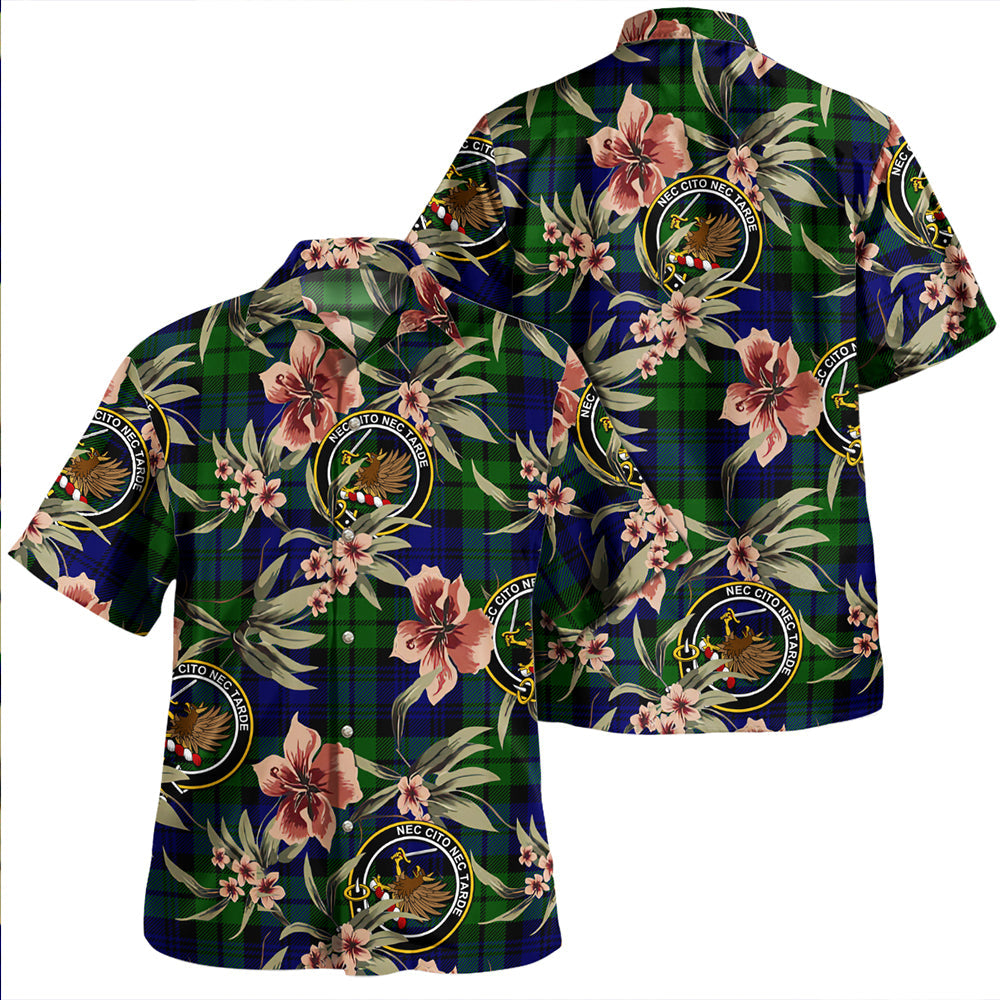 Scottish Tartan Bannatyne Clan Hawaiian Shirt Tropical Old Style
