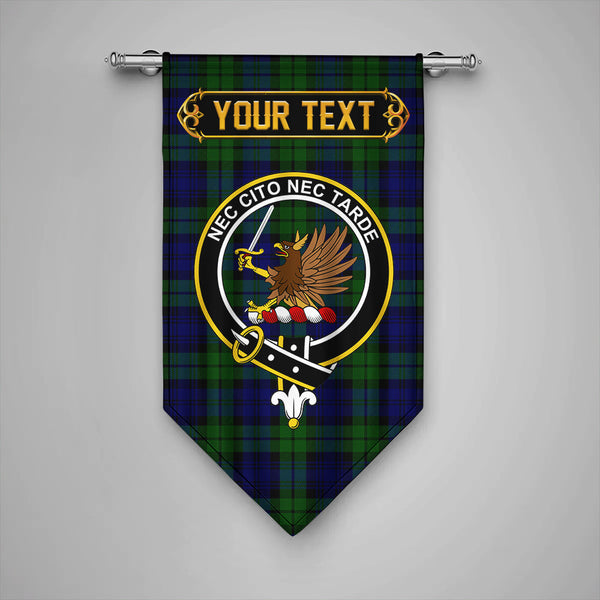 Bannatyne Clan Badge Tartan Gonfalon Personalize