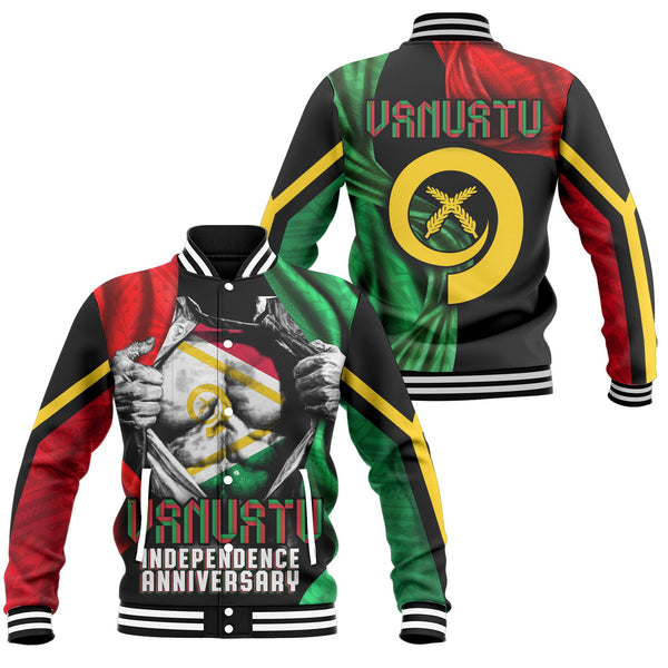 Vanuatu In Me Independence Day Baseball Jacket 43rd Anniversary Style