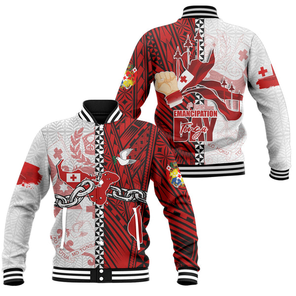 Tonga National Emancipation Day Baseball Jacket