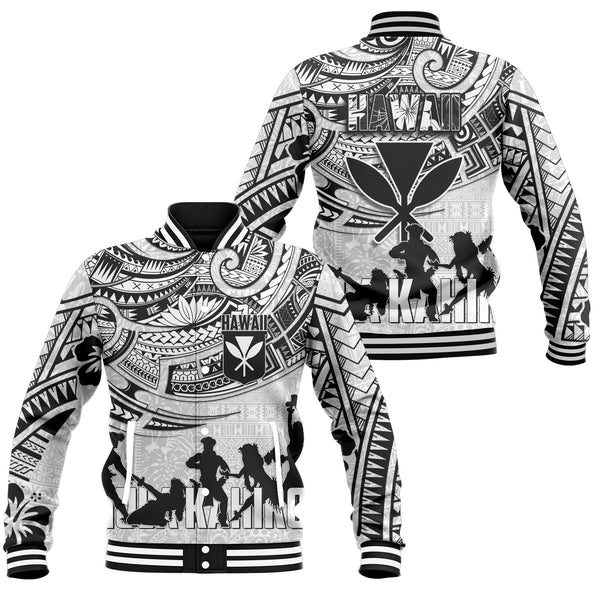 Hawaiian Hula Kahiko Baseball Jacket