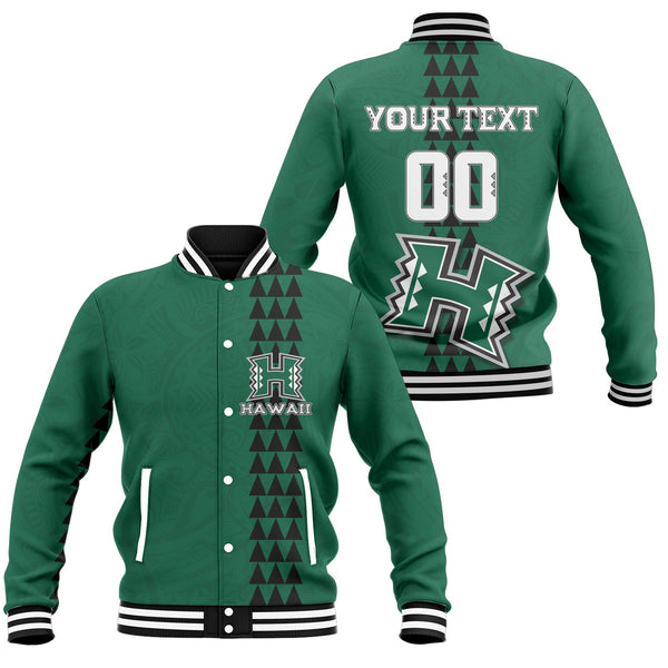 Custom Hawaii Rainbow Warriors Rugby Baseball Jacket