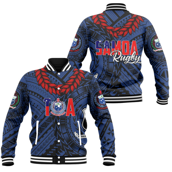 Samoa TOA Rugby Baseball Jacket Ulafala Style