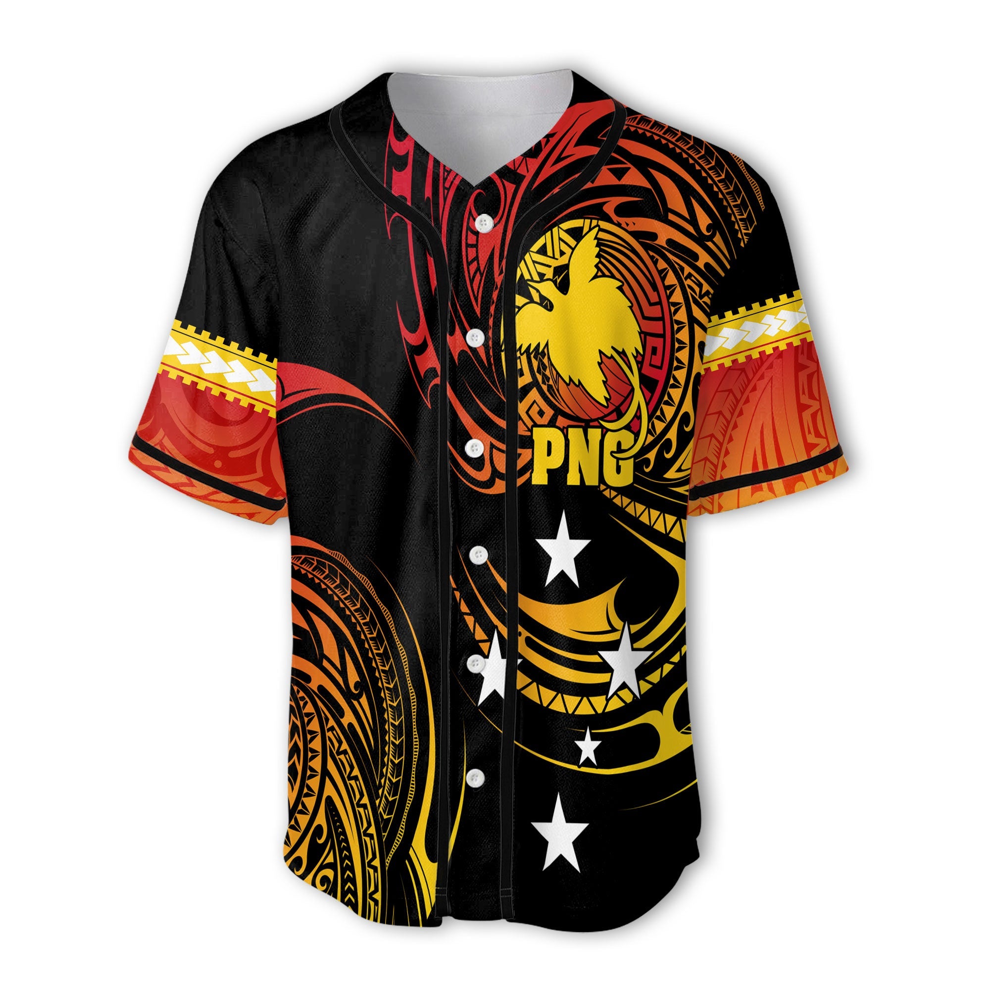 Papua New Guinea Baseball Jersey Huli Wigmen Style