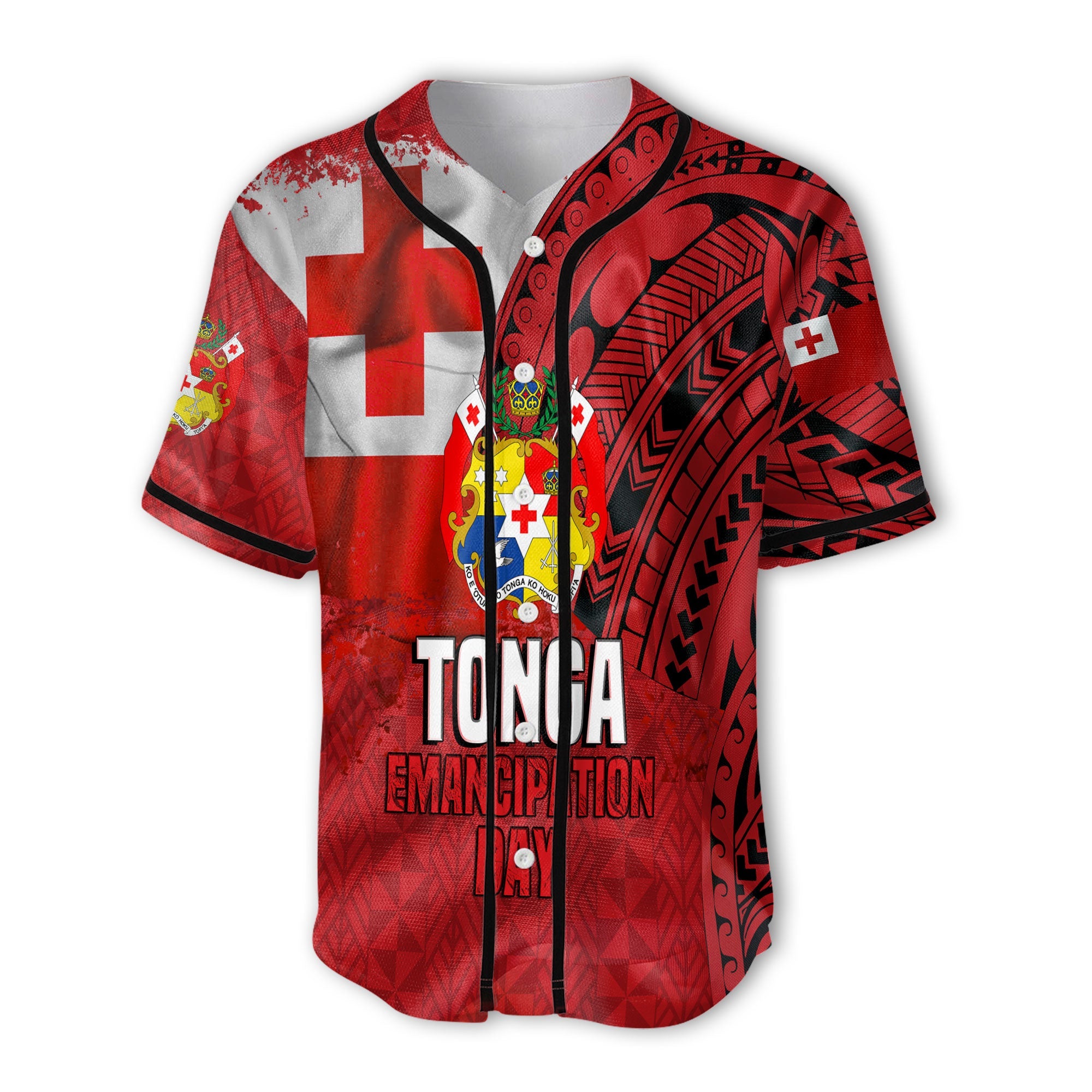 Tonga Independence Emancipation Day Baseball Jersey