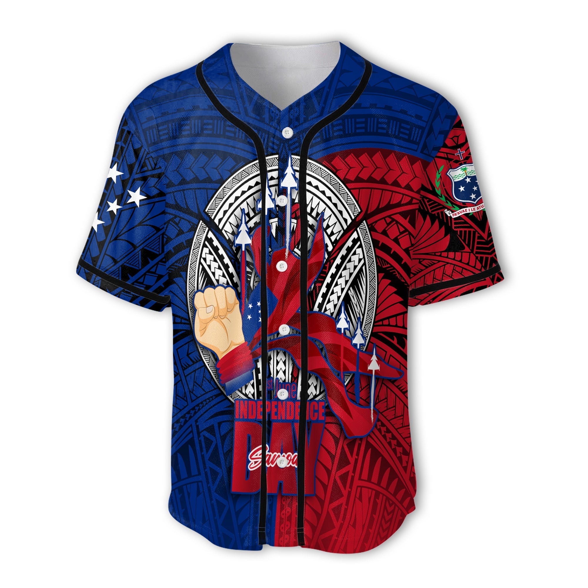 Samoa Independence Day 1st June Baseball Jersey