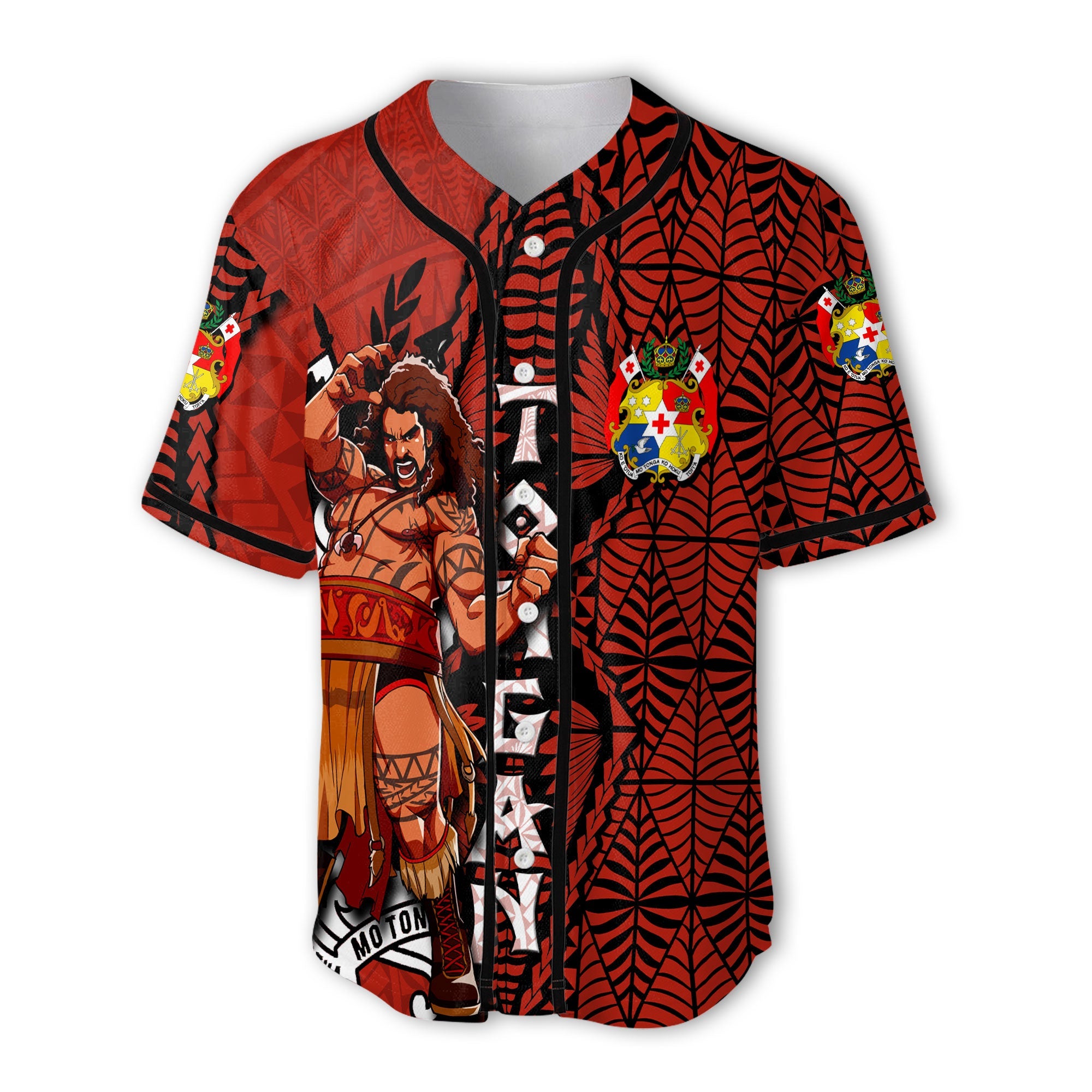 Custom Tonga The Tonga Terror Baseball Jersey