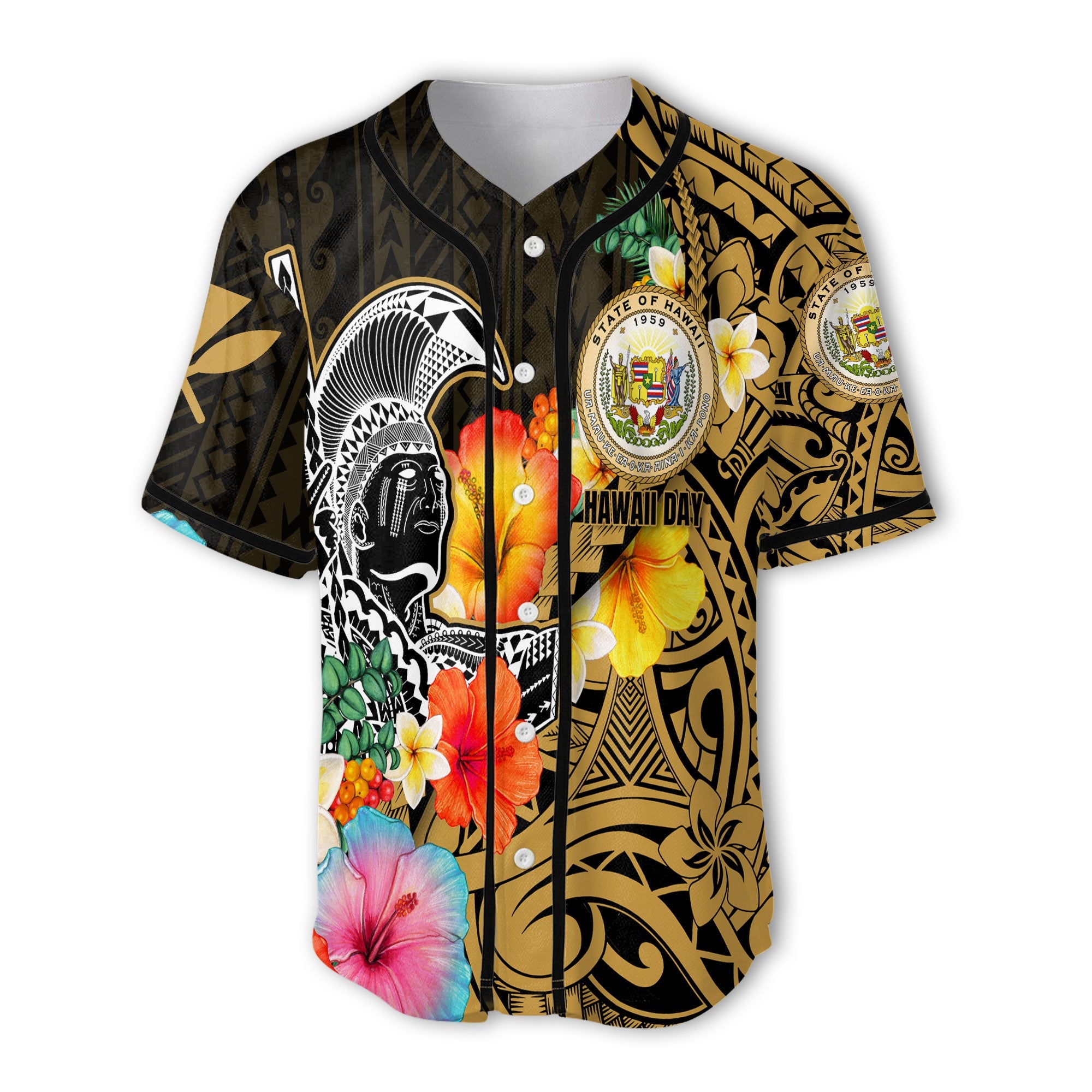 Hawaii Day King Kamehameha Baseball Jersey