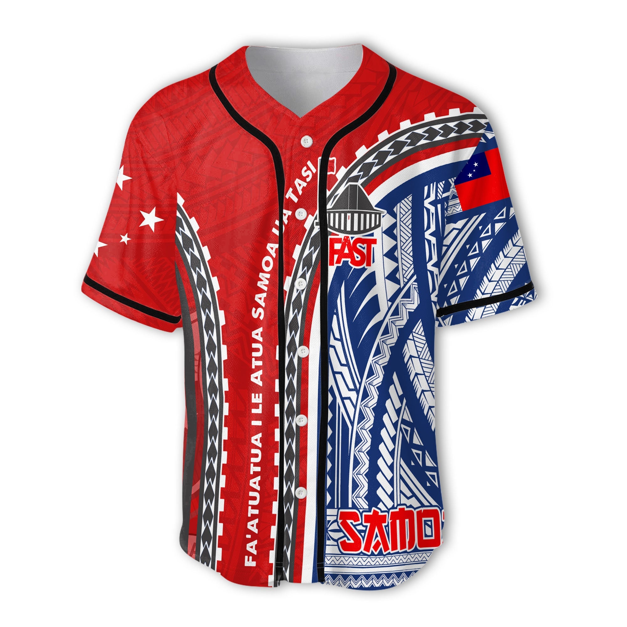 FAST Samoa United in Faith Baseball Jersey