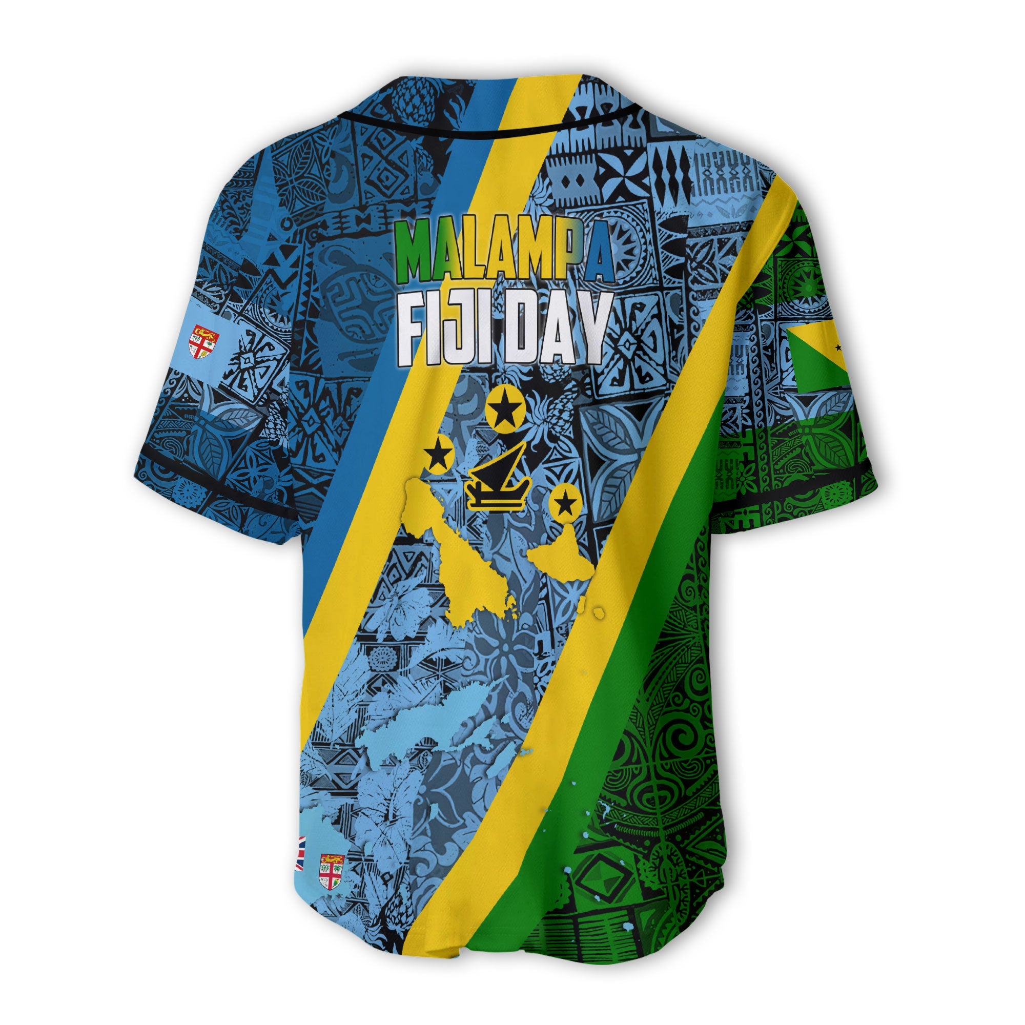 Malampa Fiji Day Baseball Jersey