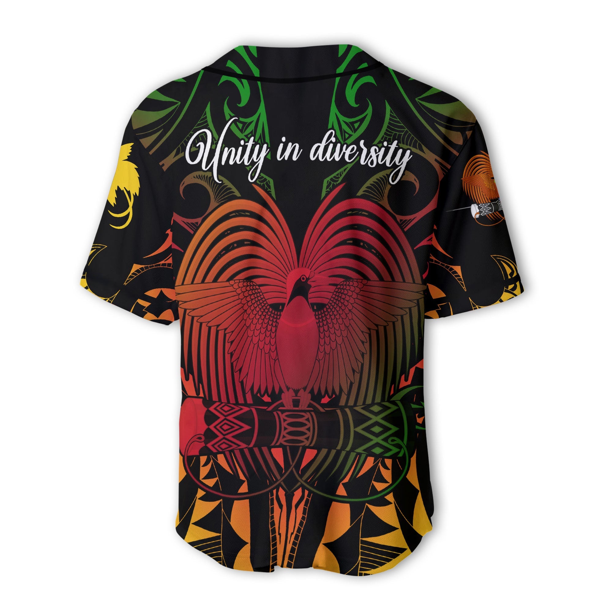 Papua New Guinea Baseball Jersey Unity In Diversity Motto