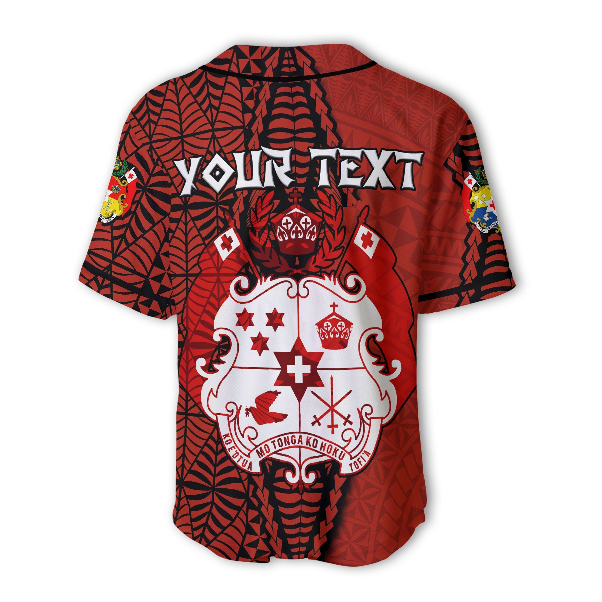 Custom Tonga The Tonga Terror Baseball Jersey