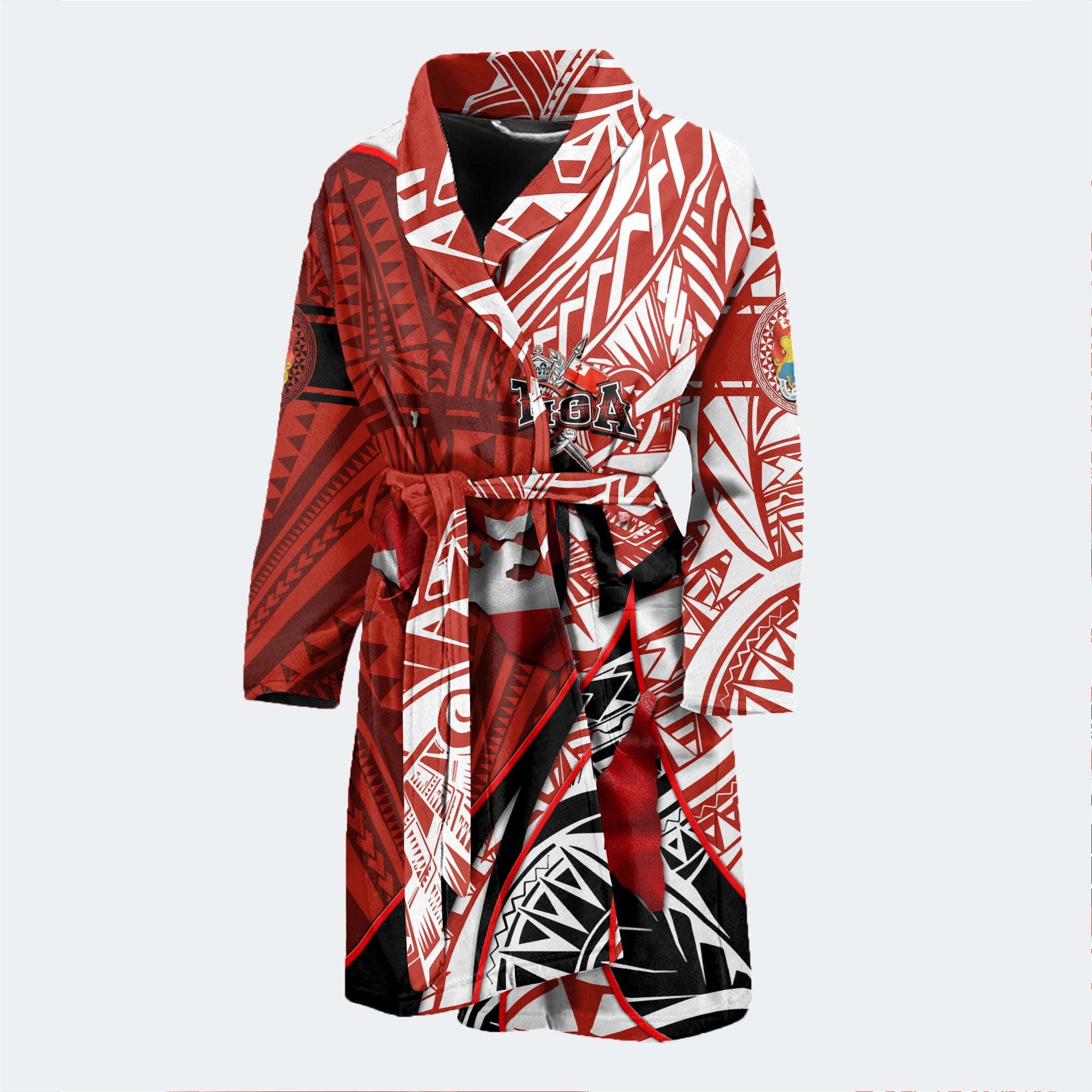 Tonga In My Heart Royal Coat Of Arms Bath Robe