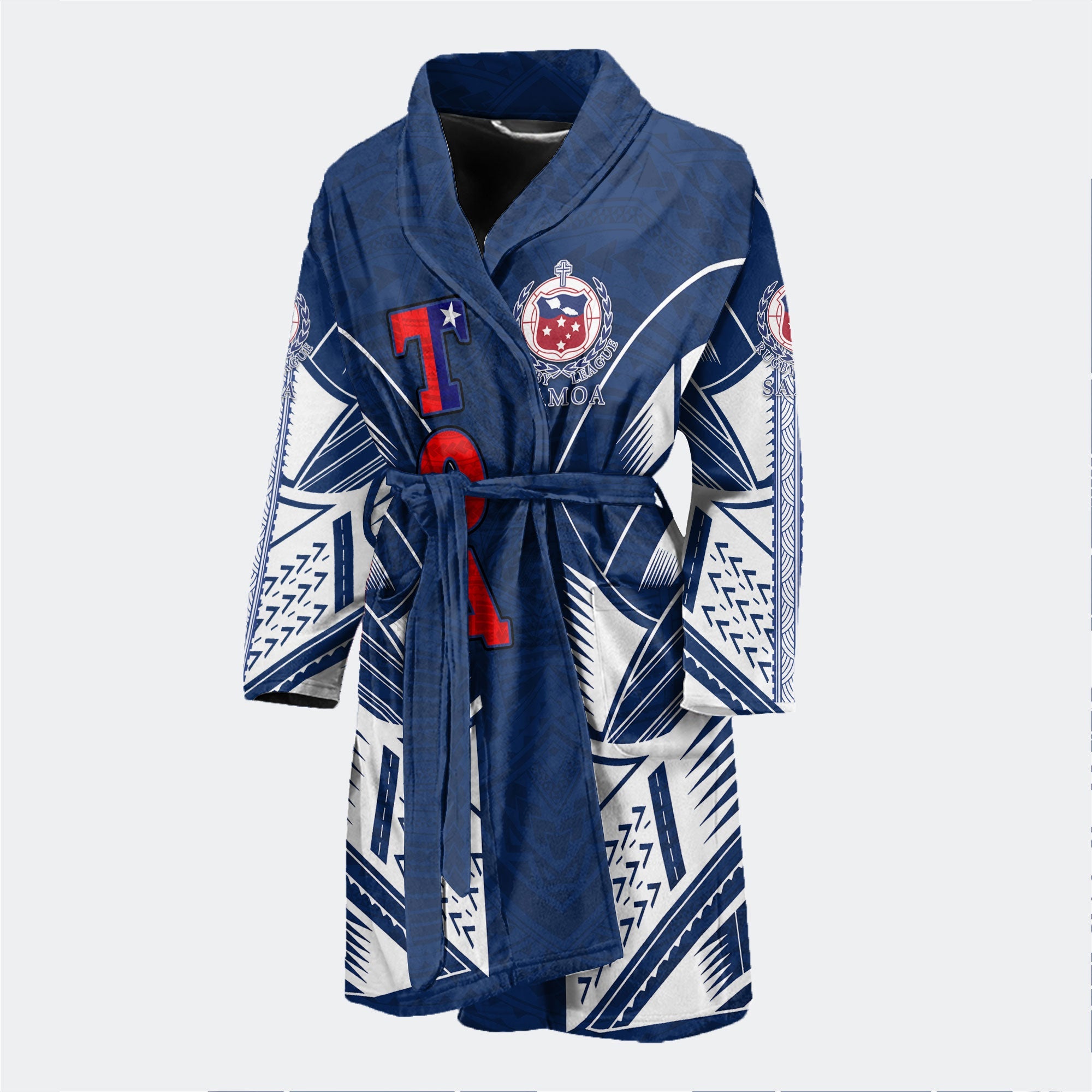 Custom TOA Samoa Rugby Bath Robe