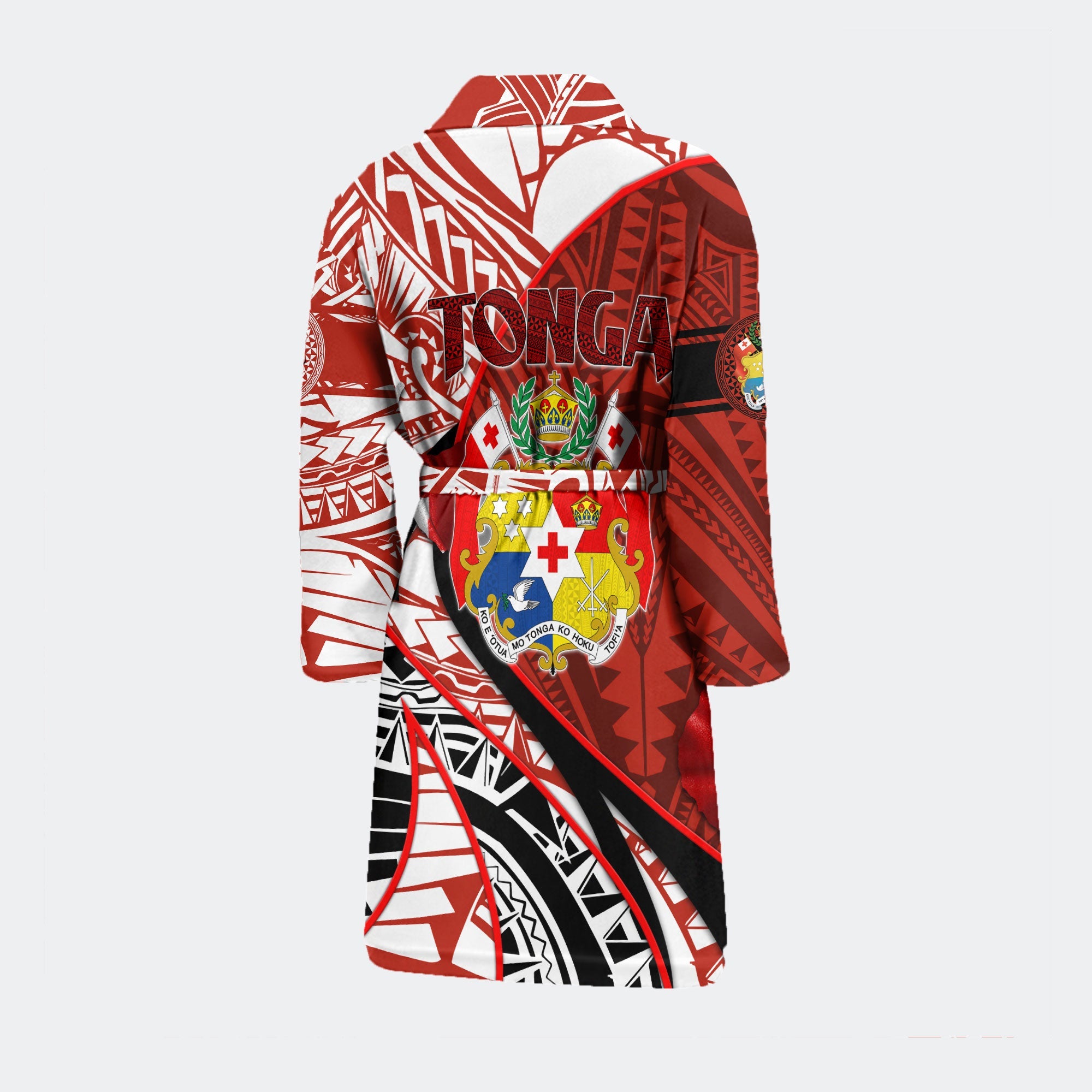 Tonga In My Heart Royal Coat Of Arms Bath Robe