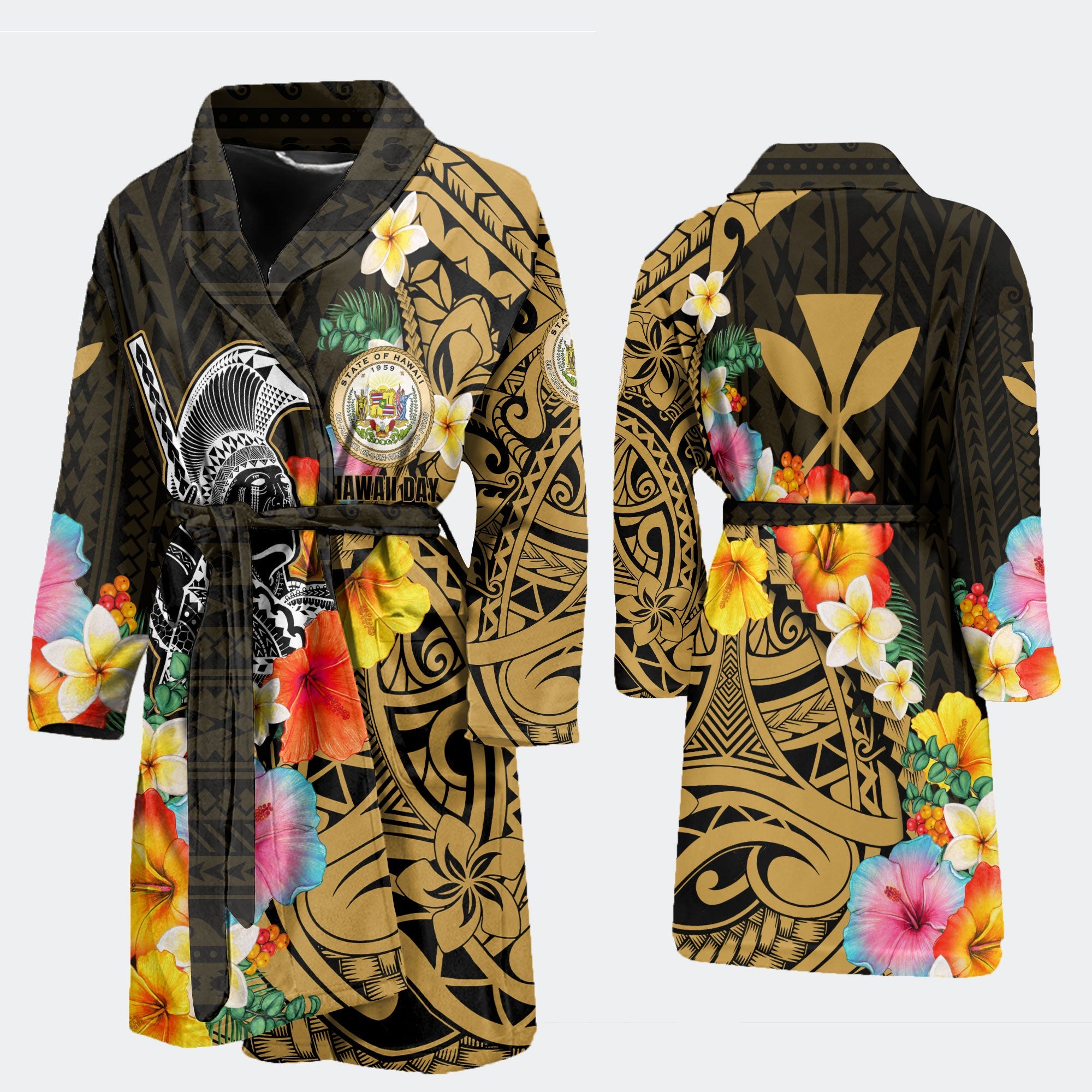 Hawaii Day King Kamehameha Bath Robe