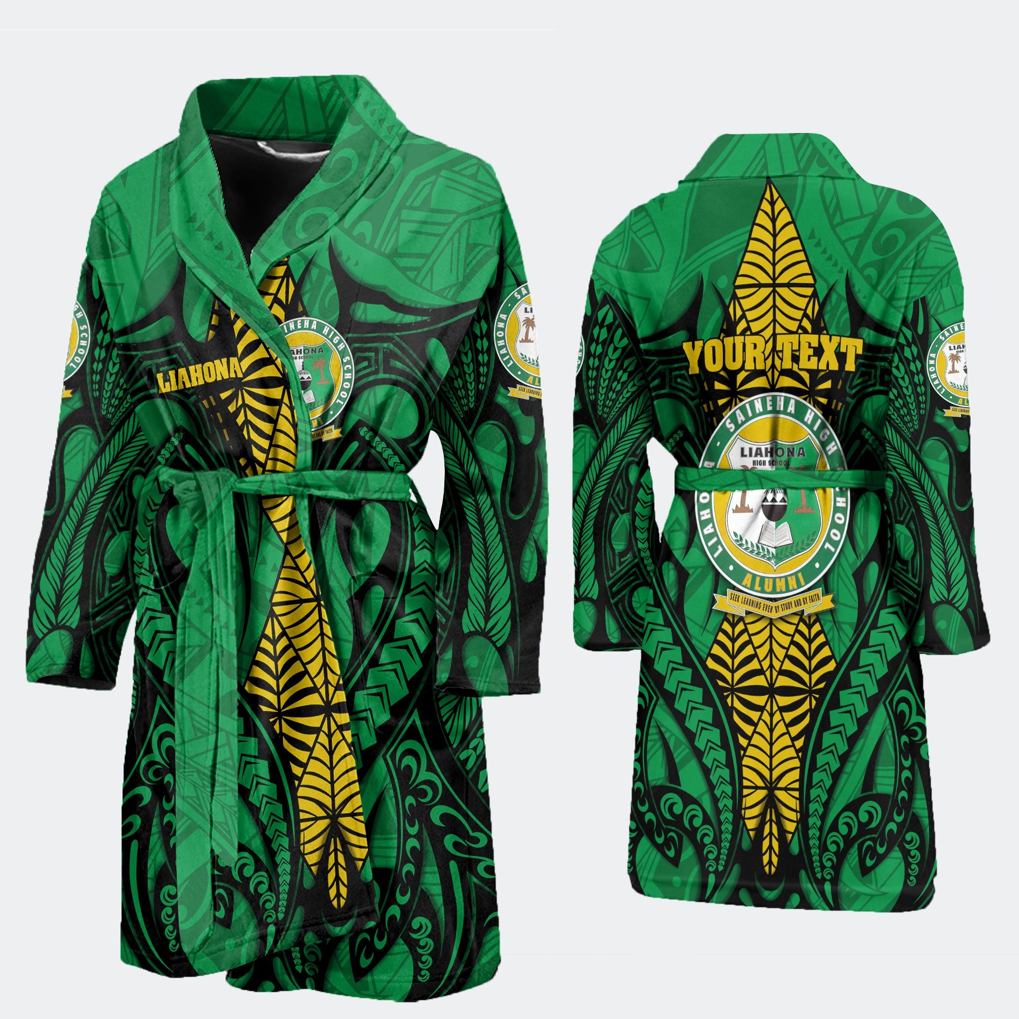 Custom Tonga Liahona High School Bath Robe