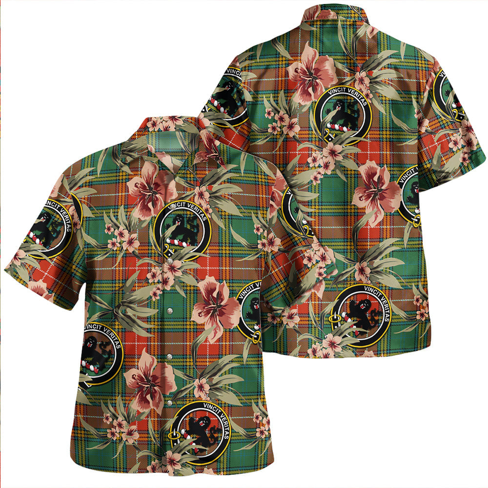 Scottish Tartan Baxter Ancient Clan Hawaiian Shirt Tropical Old Style