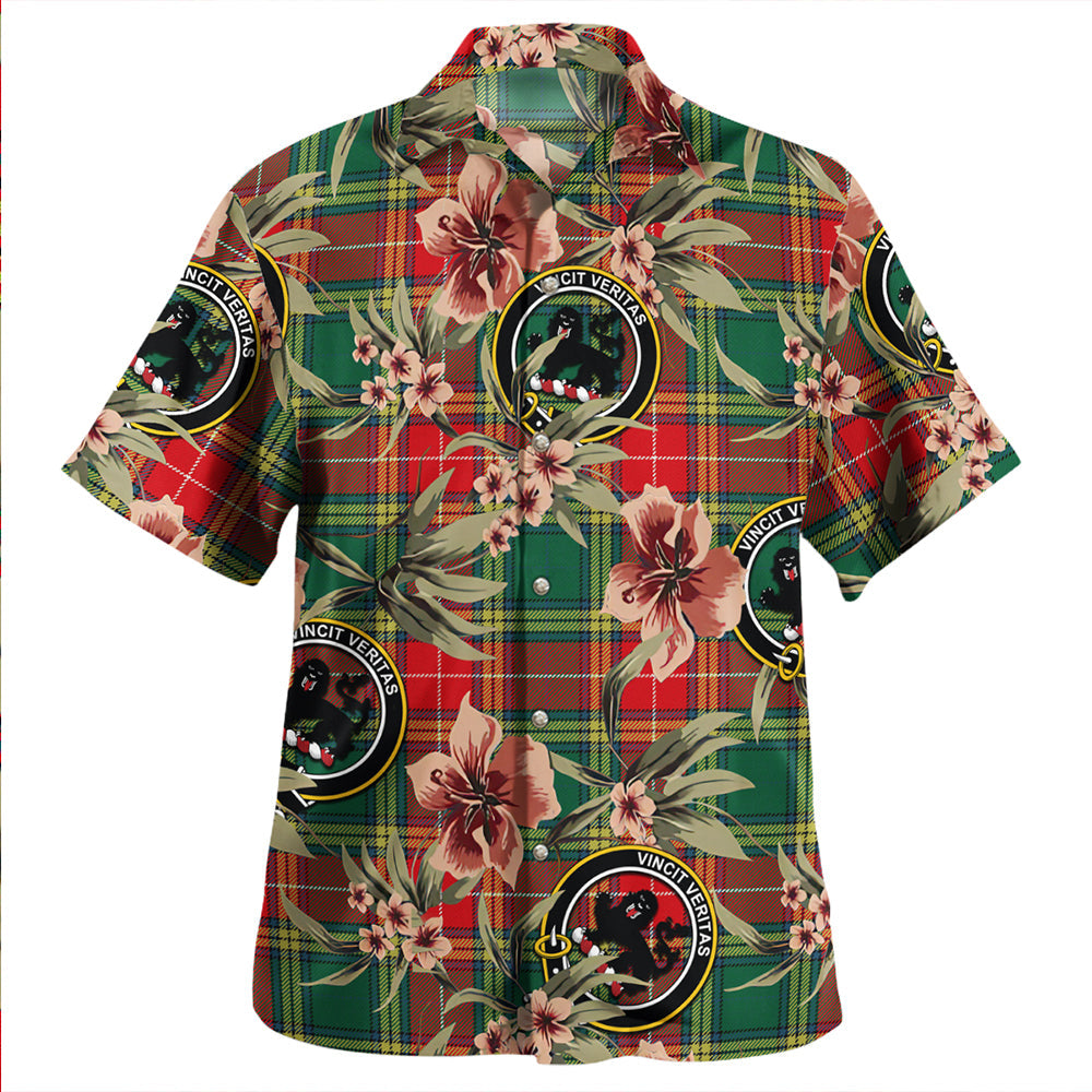 Scottish Tartan Baxter Modern Clan Hawaiian Shirt Tropical Old Style