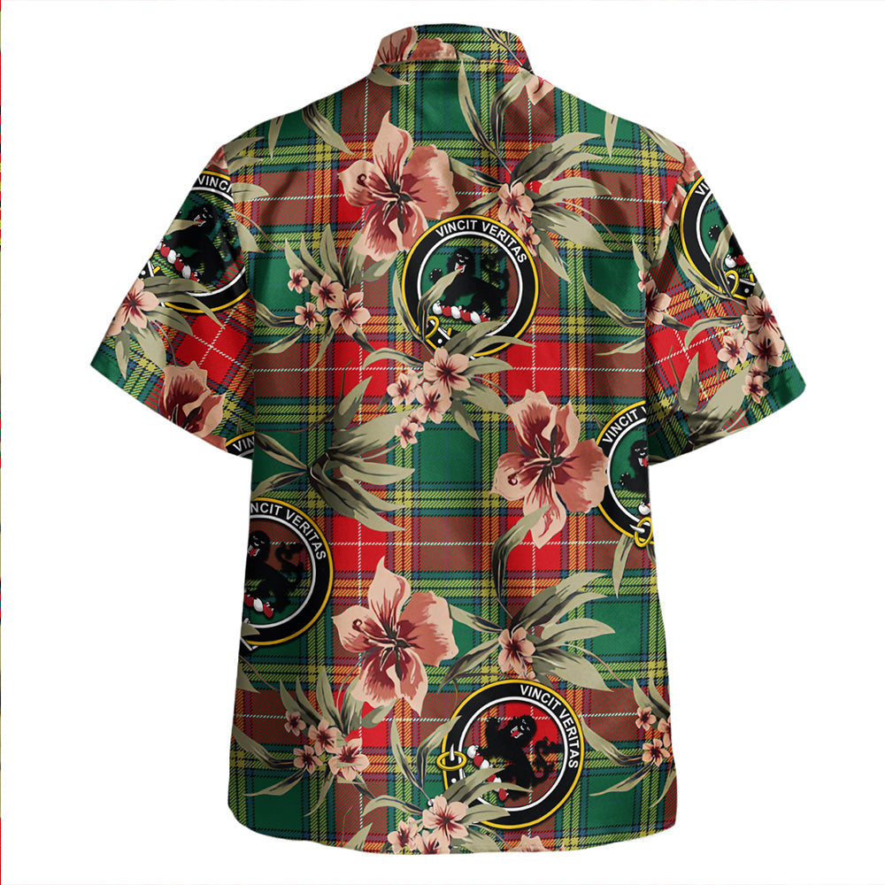 Scottish Tartan Baxter Modern Clan Hawaiian Shirt Tropical Old Style