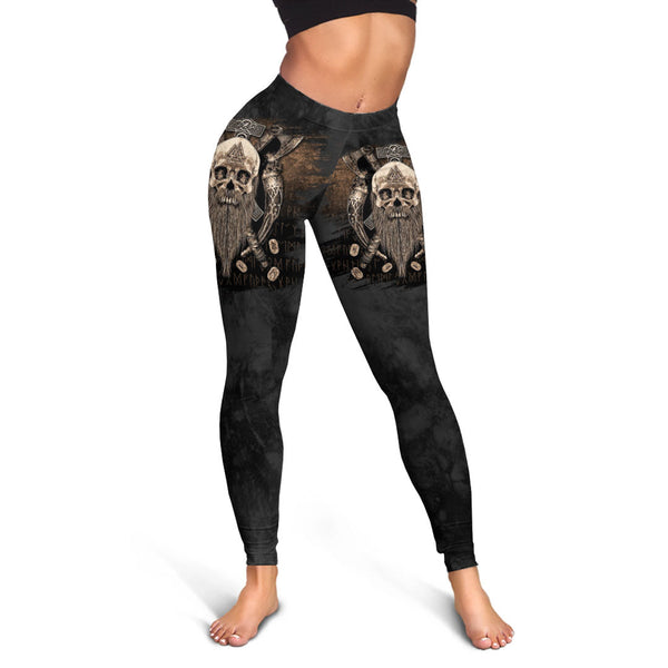 Viking Legging Bearded Viking Skull