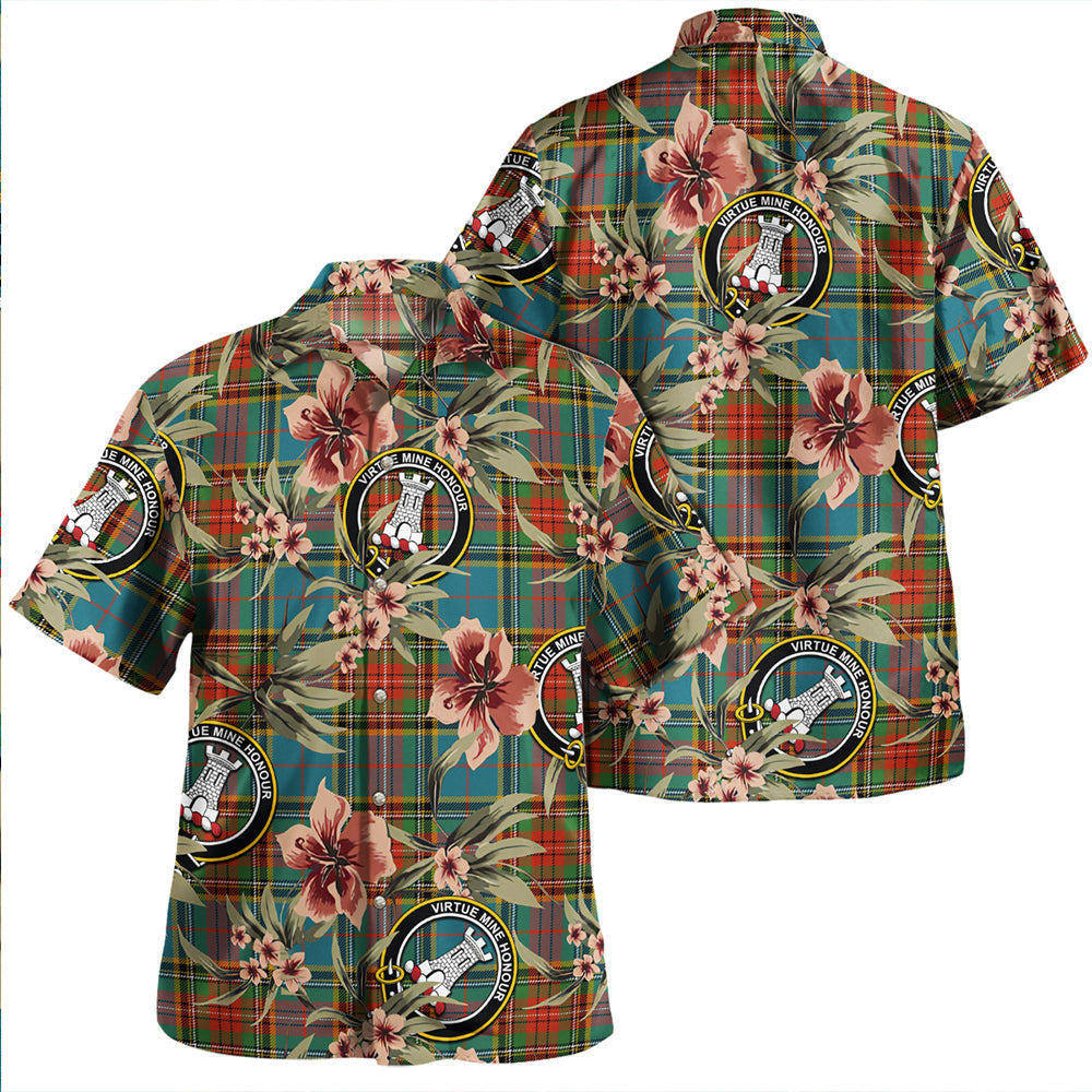 Scottish Tartan Beaton Ancient Clan Hawaiian Shirt Tropical Old Style