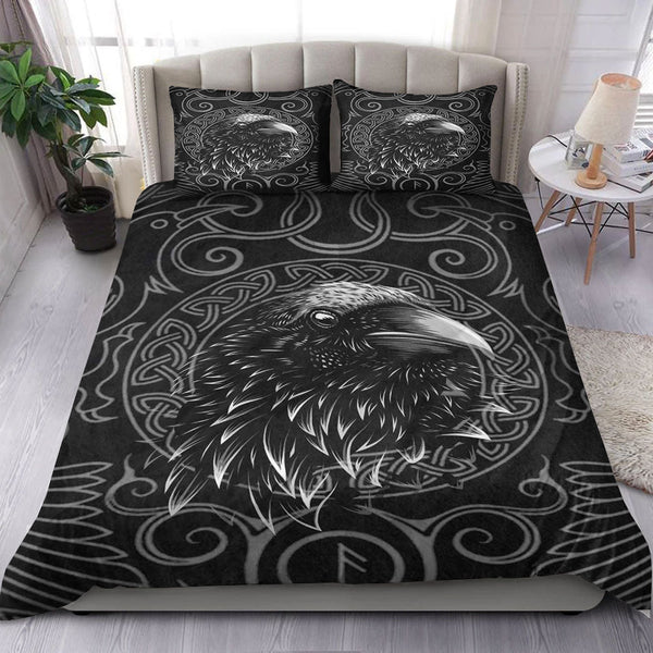 Viking Bedding Set Raven Celtic Style