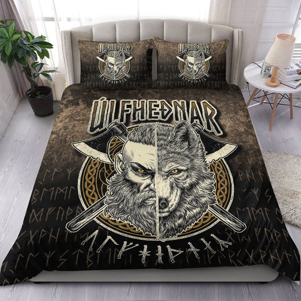 Viking Bedding Set Norse Viking Wolf Ulfhednar Pagan Warrior Ulfhedinn