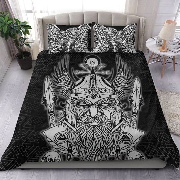 Viking Bedding Set Odin And Raven