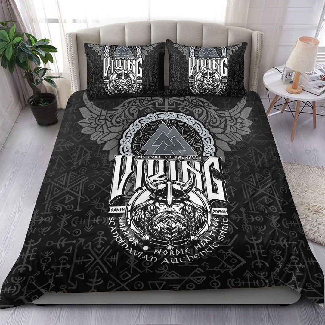 Viking Bedding Set Viking Warrior Valknut