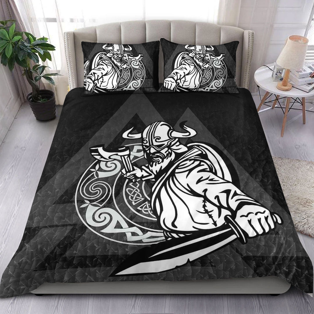 Viking Bedding Set Warriors Valknut Style