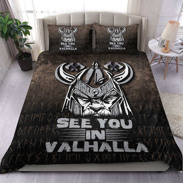 Viking Bedding Set See You In Valhalla Ver01