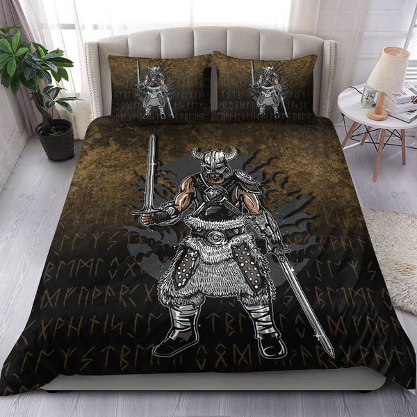 Viking Bedding Set Dark Style