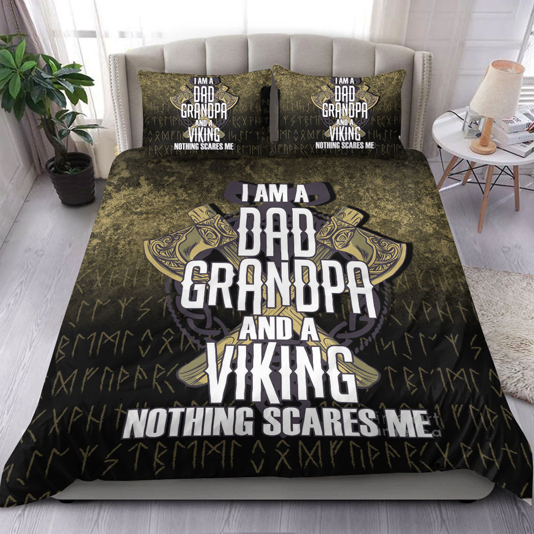 Viking Bedding Set Dad Viking Fathers Day Warrior