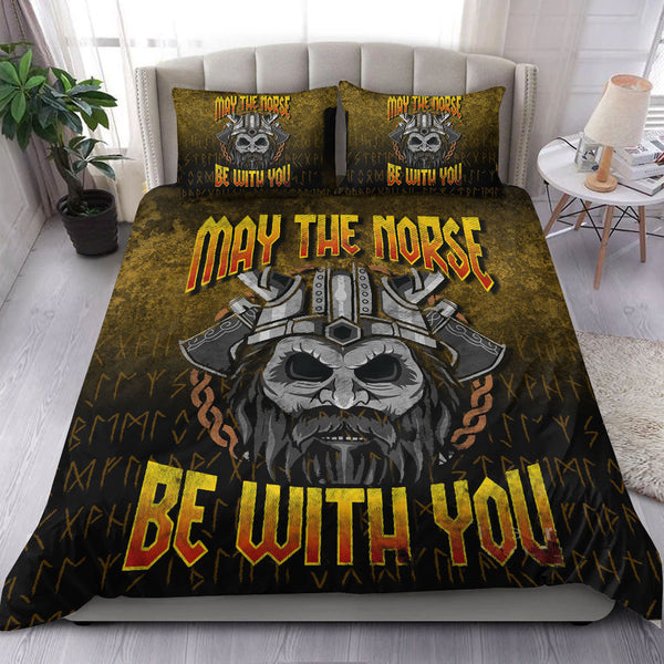 Viking Bedding Set May The Norse Be With You