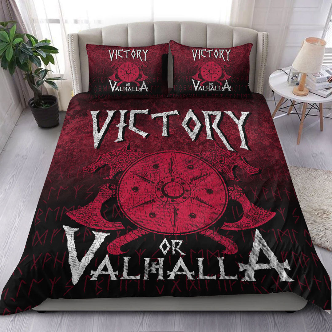 Viking Bedding Set Victory or Valhalla Ver01