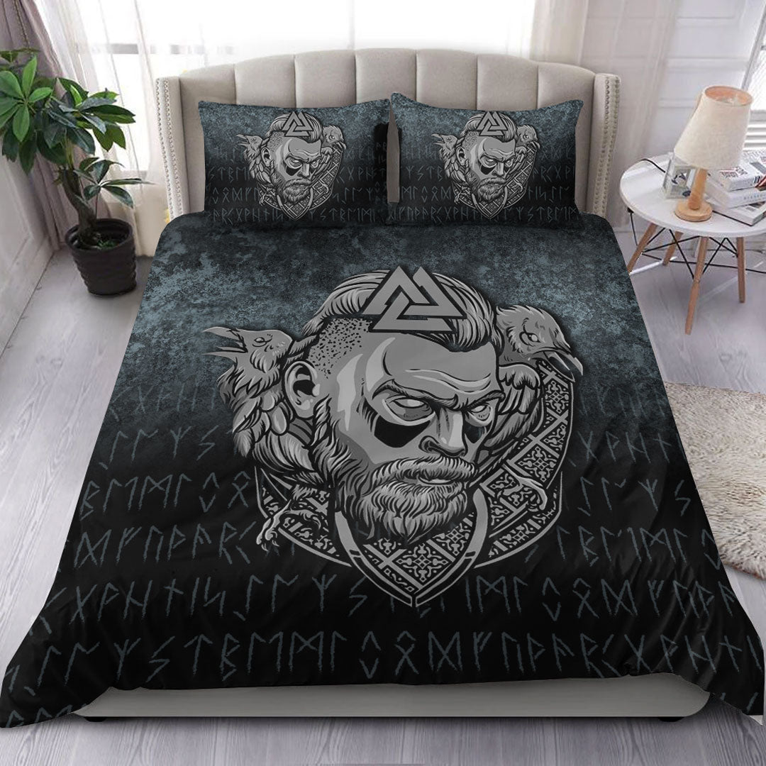 Viking Bedding Set Victory or Valhalla Warrior Ver01