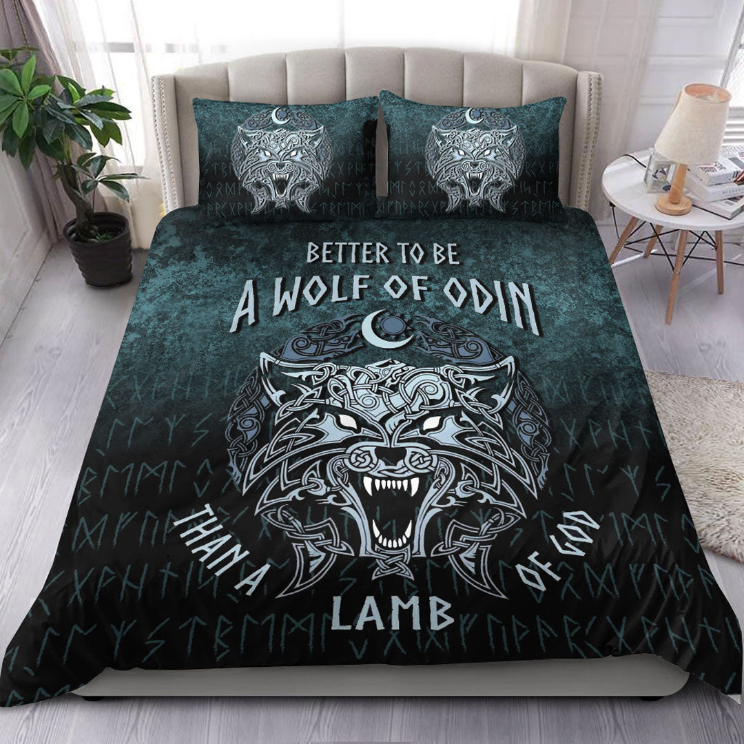 Viking Bedding Set Better To Be A Wolf of Odin